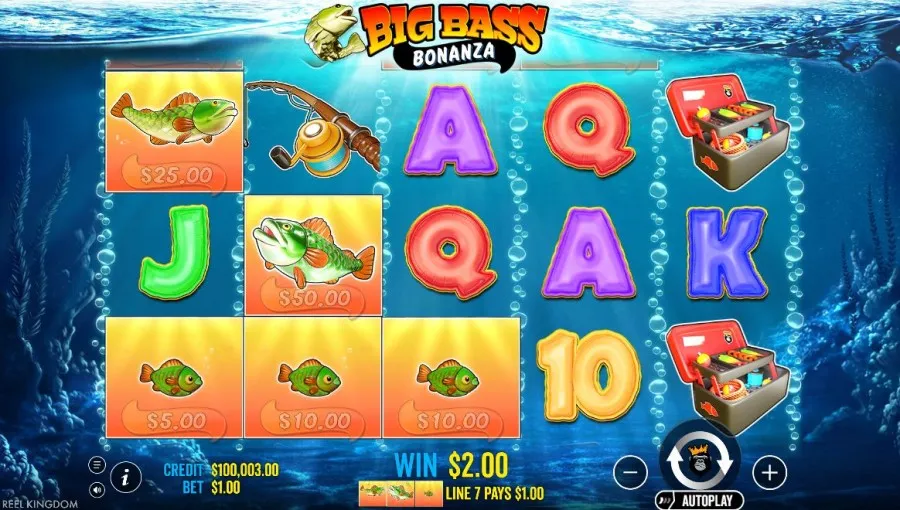 Empfohlene mobile Casinos für Big Bass Bonanza